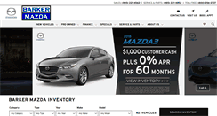 Desktop Screenshot of barkermazda.com